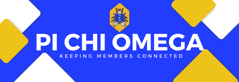 Pi Chi Omega Banner 